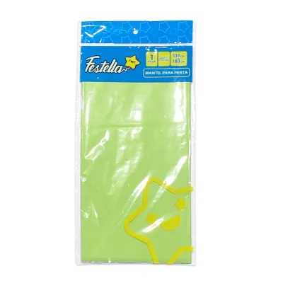 MANTEL PARA FIESTA LISO TURQUESA (PQTX10)