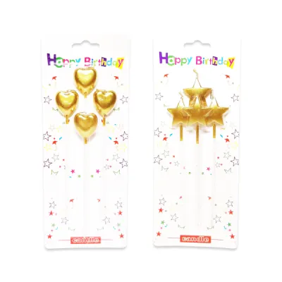 VELA CORAZON DORADA X4 (CJX30)