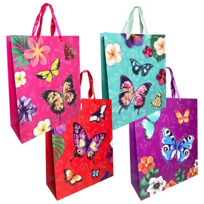 BOLSA REGALO ANIMALES F.C 32*26*10CM (PQX12)