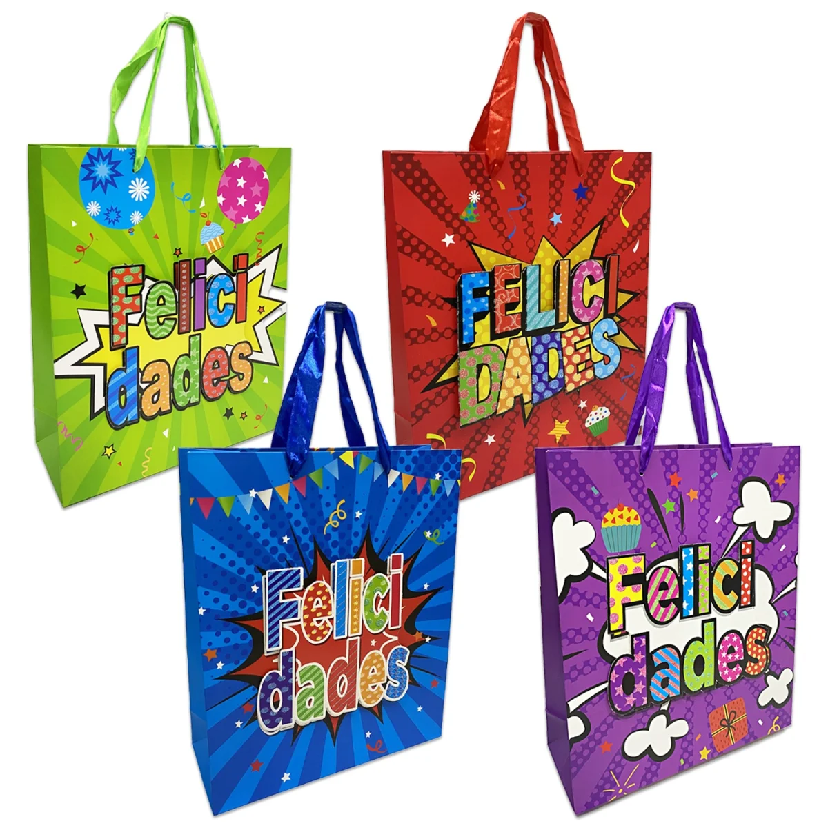 BOLSA REGALO ANIMALES 32*26*10CM (PQTX12)