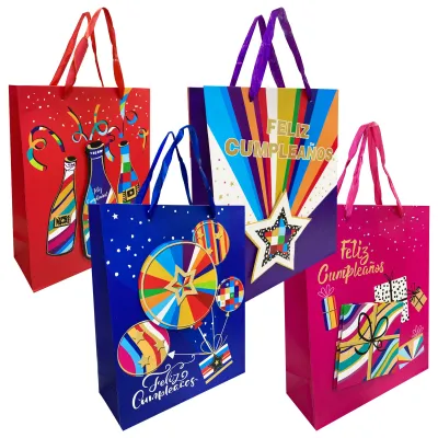 BOLSA REGALO ANIMALES 32*26*10CM (PQTX12)