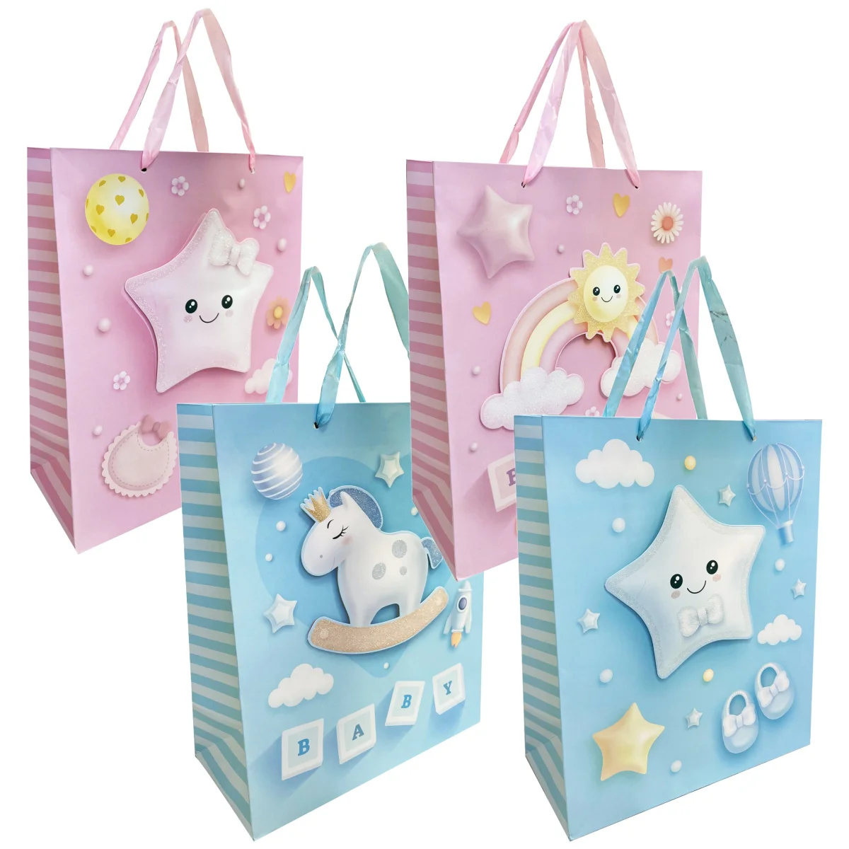BOLSA REGALO PRINCESA 32*26*10CM (PQX12)