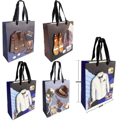 BOLSA REGALO FUTBOL 26*32*10CM (PQTX12)