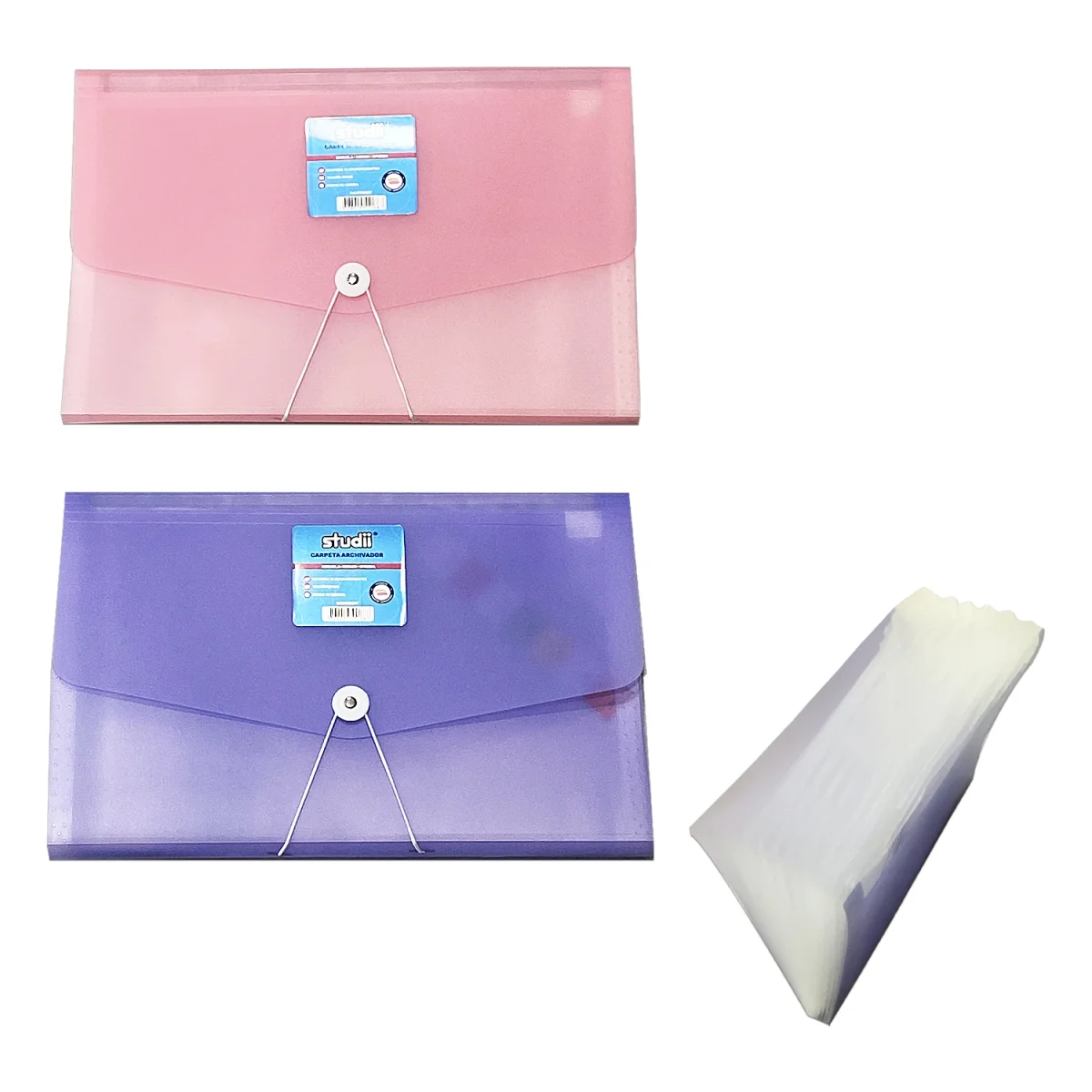 CARPETA 13 COMPARTIMIENTOS COLOR PASTEL