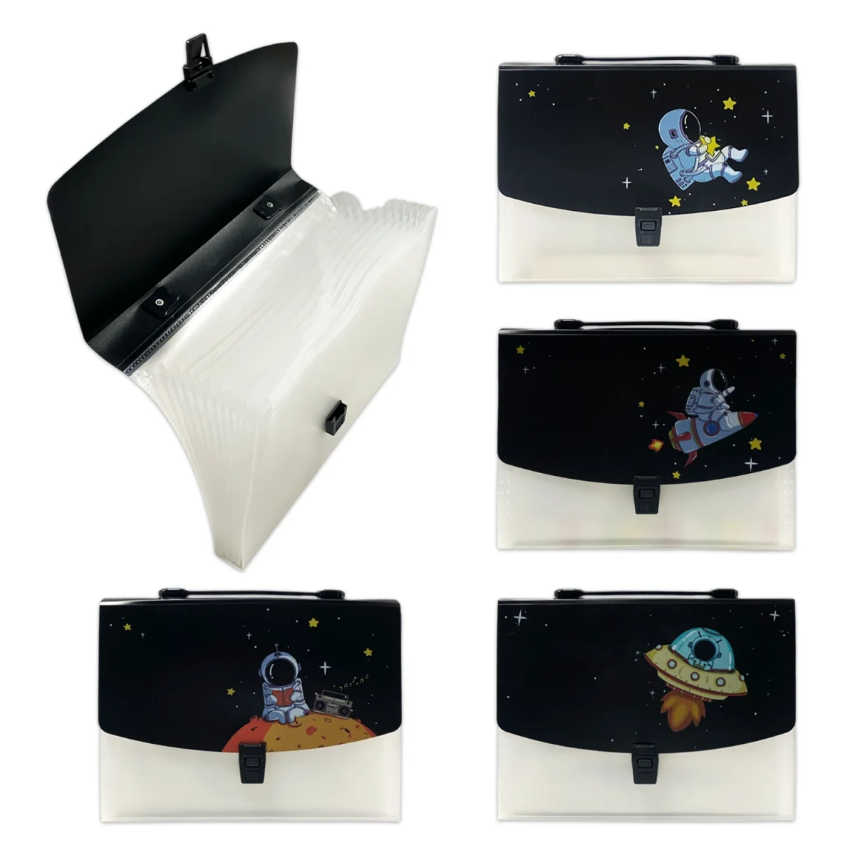 CARPETA ASTRONAUTA 13 COMPARTIMIENTOS A4