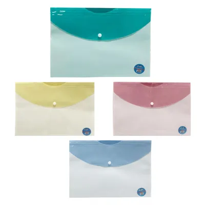 CARPETA BOTON ECONOMICA COLOR PASTEL (PQTX12)