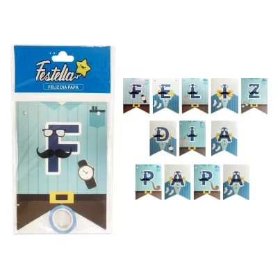 BANDERIN FELIZ DIA PAPA: