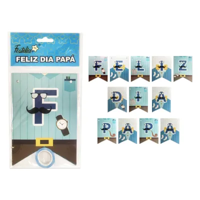 BANDERIN FELIZ DIA PAPA.