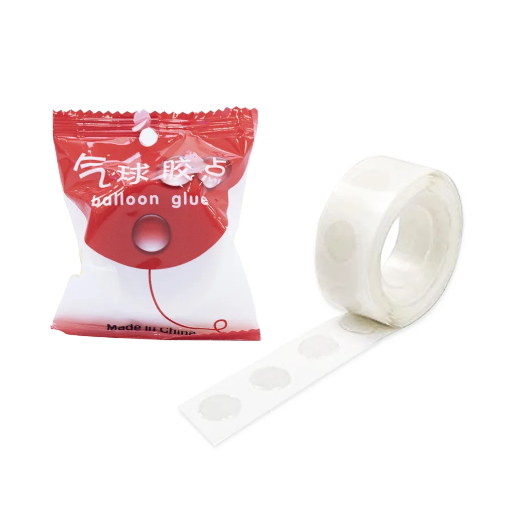 TIRA DE PUNTOS ADHESIVOS PARA GLOBO (PQTX25)/(PQTX30)