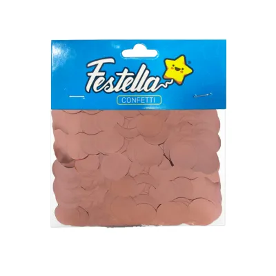 CONFETI PARA GLOBO BOLAS PALO ROSA (PQTX12)