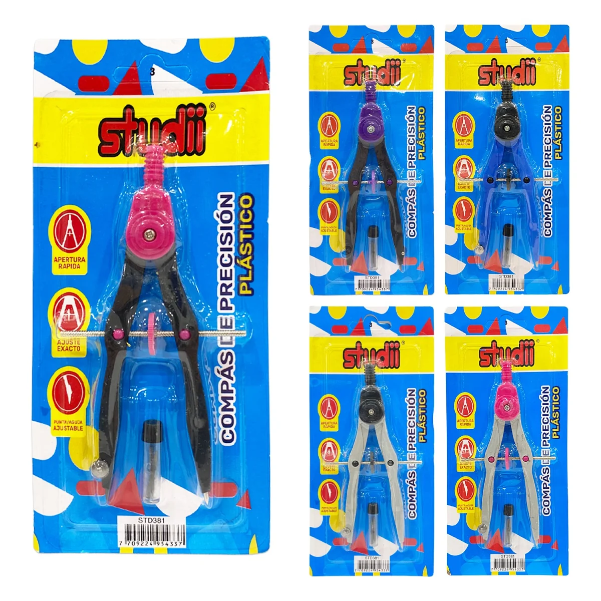 COMPAS PLASTICO ENCARTONADO (CJX24)