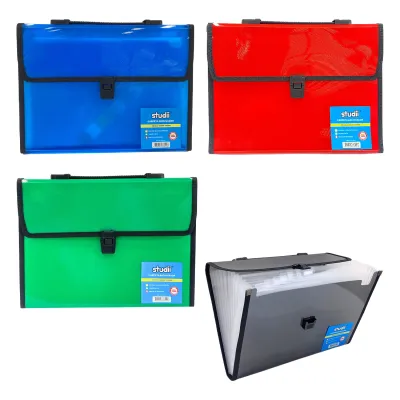 CARPETA COLORES 13 COMPARTIMENTOS