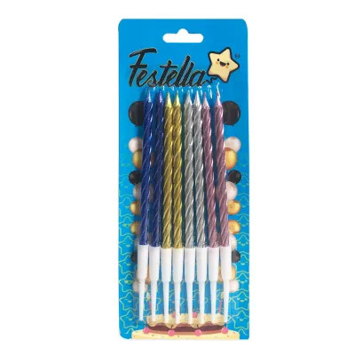 VELA X8 SURTIDA EN BLISTER (CJX50)