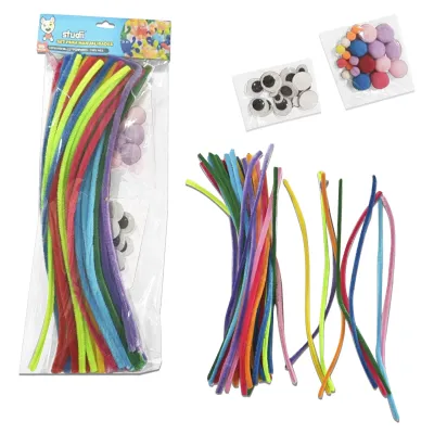 SET DE CHELINES CON BOLITAS Y OJOS LOCOS (CJX12)