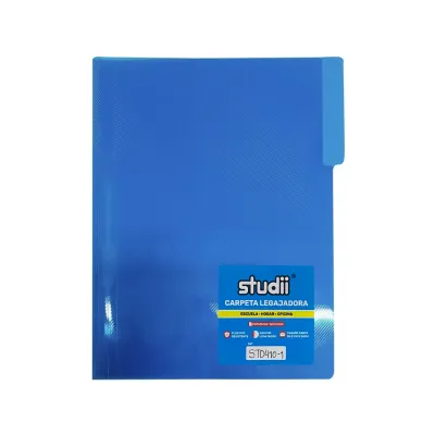 CARPETA LEGAJADORA CARTA AZUL CLARO