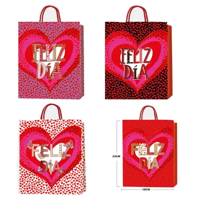 BOLSA REGALO ANIMALES F.C 23*18*10CM (PQTX12)