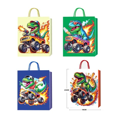 BOLSA REGALO ANIMALES 23*18*10CM (PQTX12)