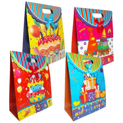 BOLSA REGALO PASTEL 31.5*25*12CM (PQX12)