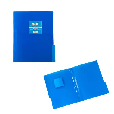 CARPETA LEGAJADORA CARTA AZUL OSCURO