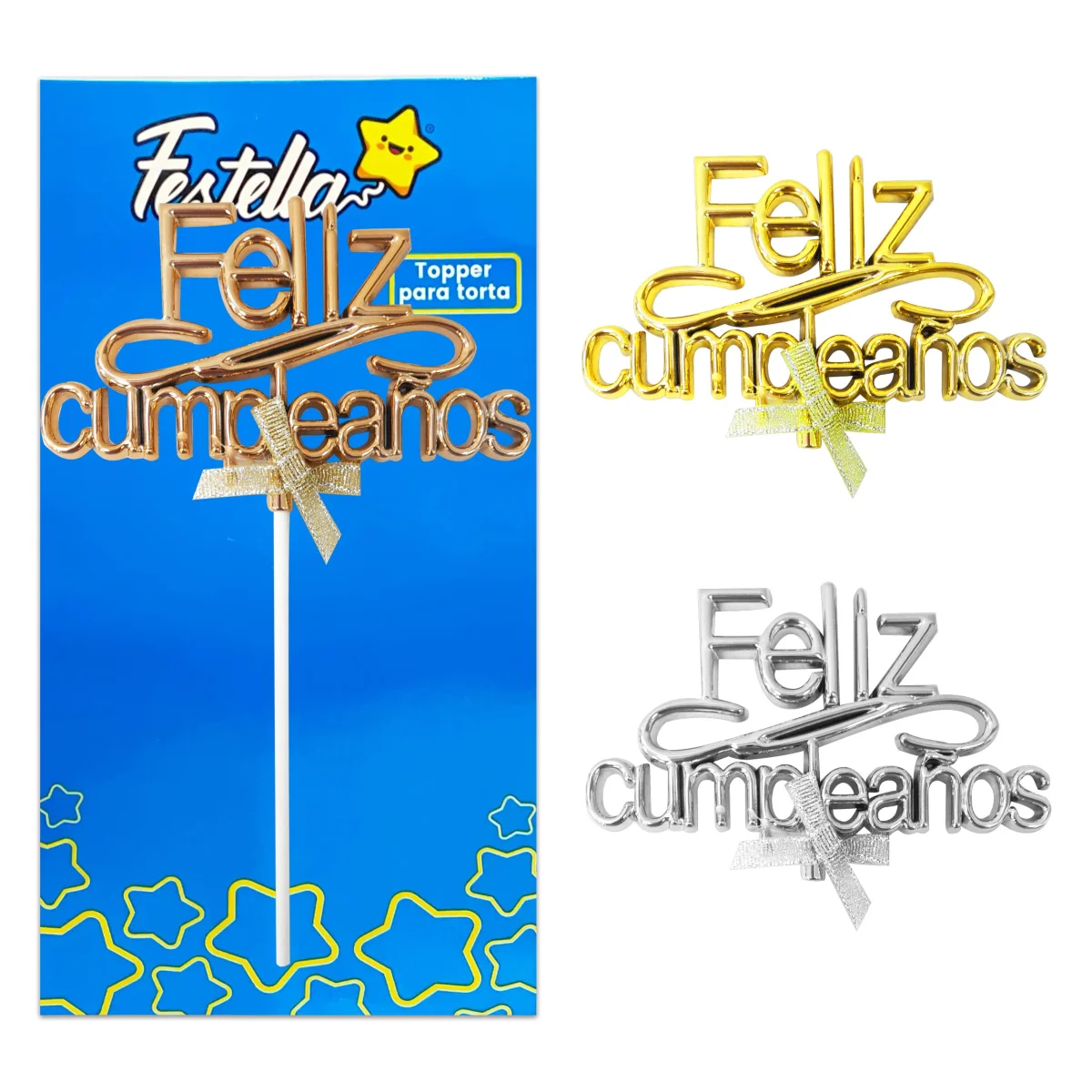 ADORNO FELIZ CUMPLEAÑOS PARA PASTEL (PQTX12)