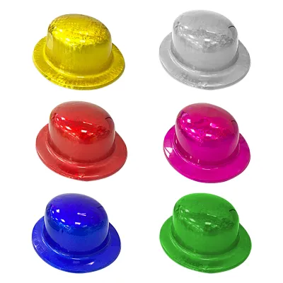 SOMBRERO DE FIESTA BRILLANTE 26*24CM (PQTX12)