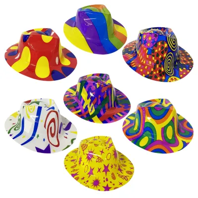 SOMBRERO FIESTA ESTAMPADO 29*24CM (PQTX12)