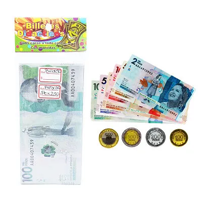 BILLETE PESOS DIDACTICO X50 (PQTX20)