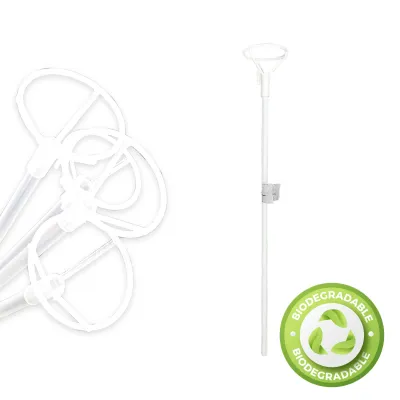 PALO DE GLOBO 70CM TRANSPARENTE BIODEGRADABLE (PQTX50)