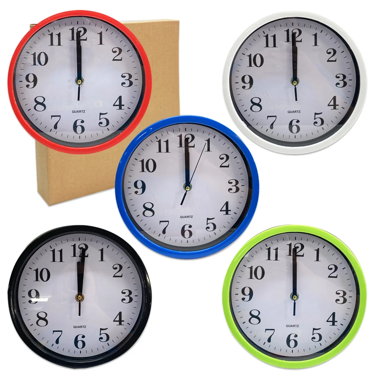 RELOJ DE PARED REDONDO 20CM