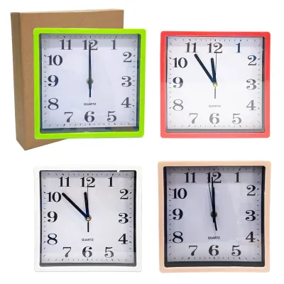 RELOJ DE PARED CUADRADO 21.5CM