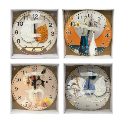 RELOJ DE PARED REDONDO MOTIVOS 30CM
