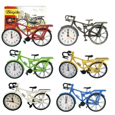 RELOJ DE MESA BICICLETA COLORES