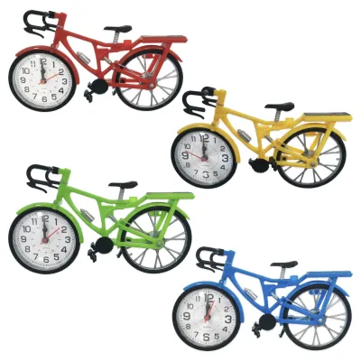 RELOJ DE MESA BICICLETA COLORES