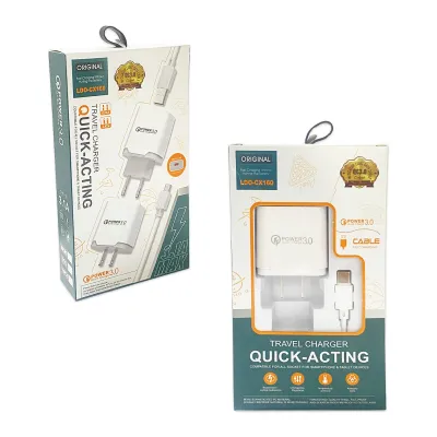 CARGADOR TIPO C EN CAJA (PQTX10)