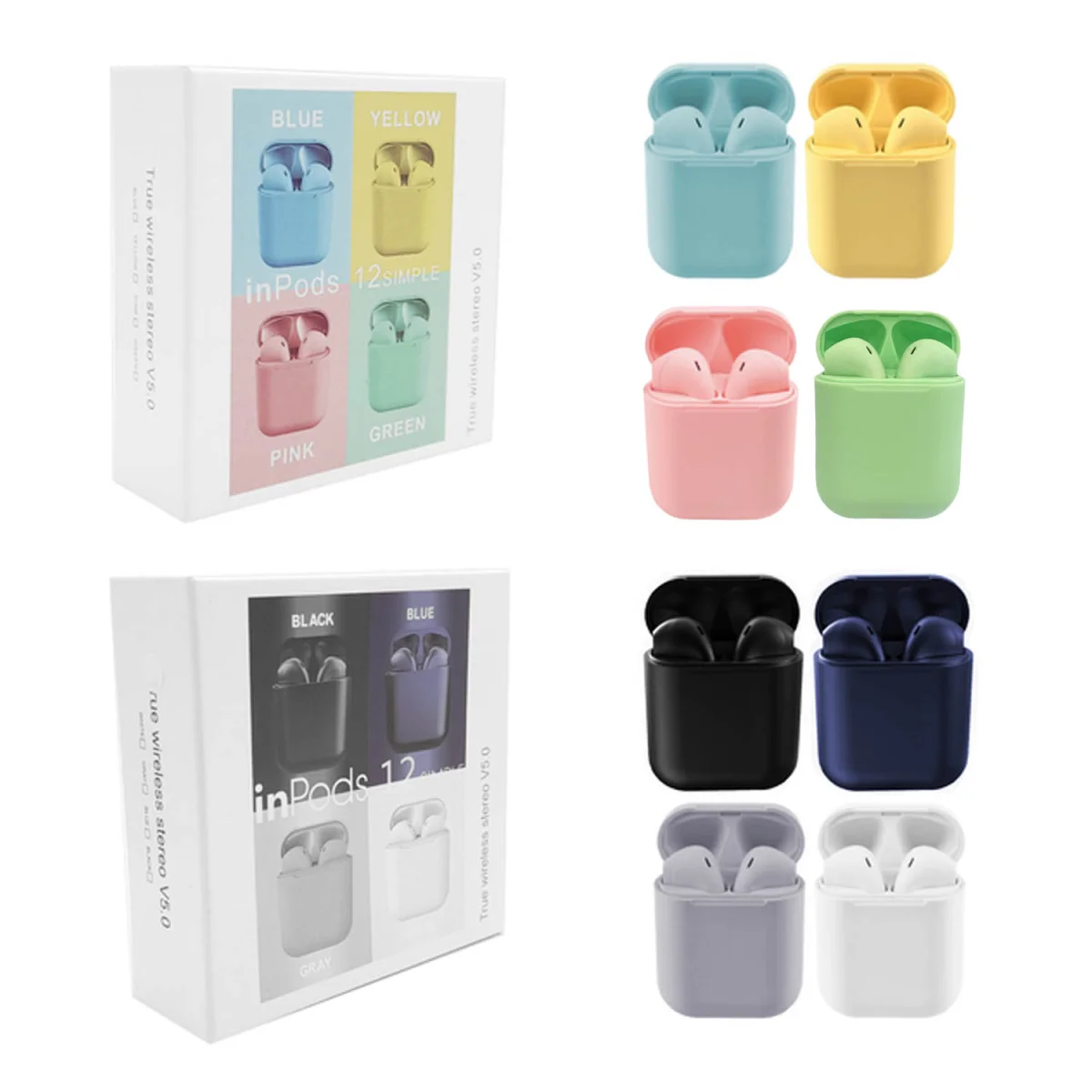 AUDIFONOS INALAMBRICOS INPODS 12