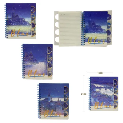 AGENDA ARGOLLADA ESTAMPADA LINEAS