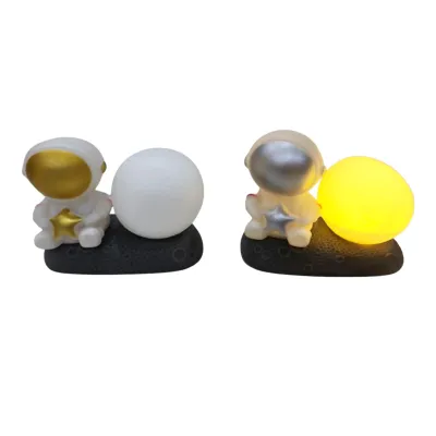 LAMPARA ASTRONAUTA CON LUNA