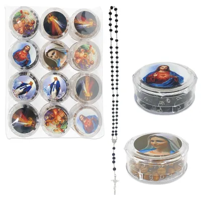 COLLAR ROSARIO 6MM (PQTX12)