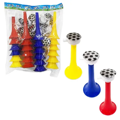 CORNETA COLORES X3PCS 14CM (PQTX24)