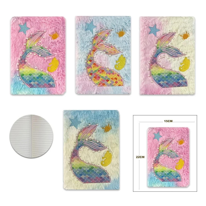 AGENDA PELUCHE COLA DE SIRENA LINEAS