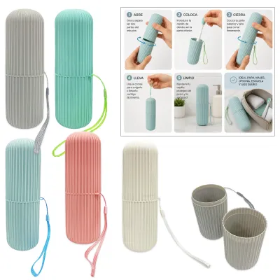 ESTUCHE RIGIDO PARA CEPILLO DE DIENTES 19*6CM