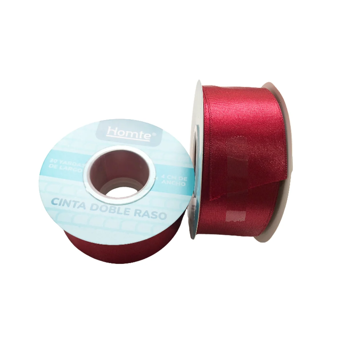 CINTA DOBLE RASO VINOTINTO 4CM*30Y (PQTX5)