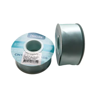 CINTA DOBLE RASO AZUL BEBE 4CM*30Y (PQTX5)