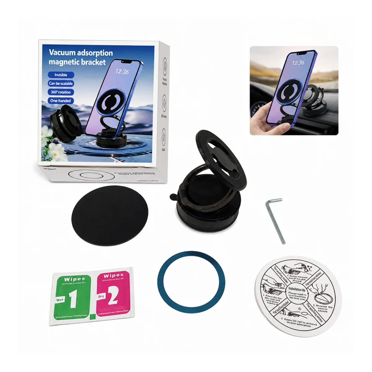 SOPORTE MAGNETICO PARA CELULAR: