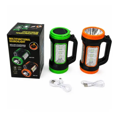 LINTERNA DE TRABAJO RECARGABLE LUZ SOLAR (USB)