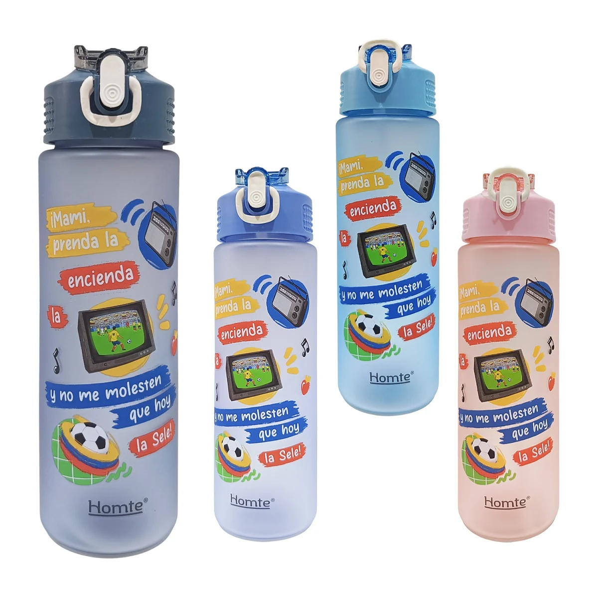TERMO PLASTICO COLOMBIA FUTBOL 800ML,