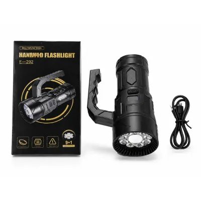 LINTERNA NEGRA RECARGABLE (USB)