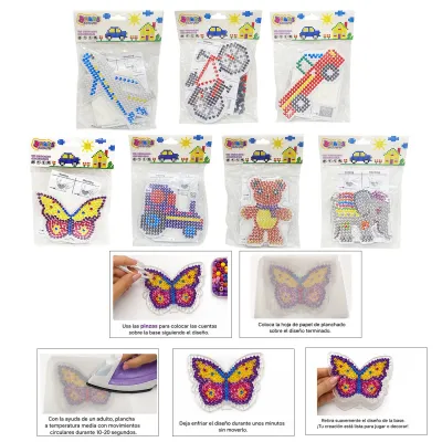 SET DE ARTE DE FICHAS PARA PLANCHAR 12*10CM (PQTX12)