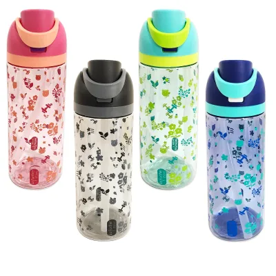 TERMO PLASTICO FLORES 850ML