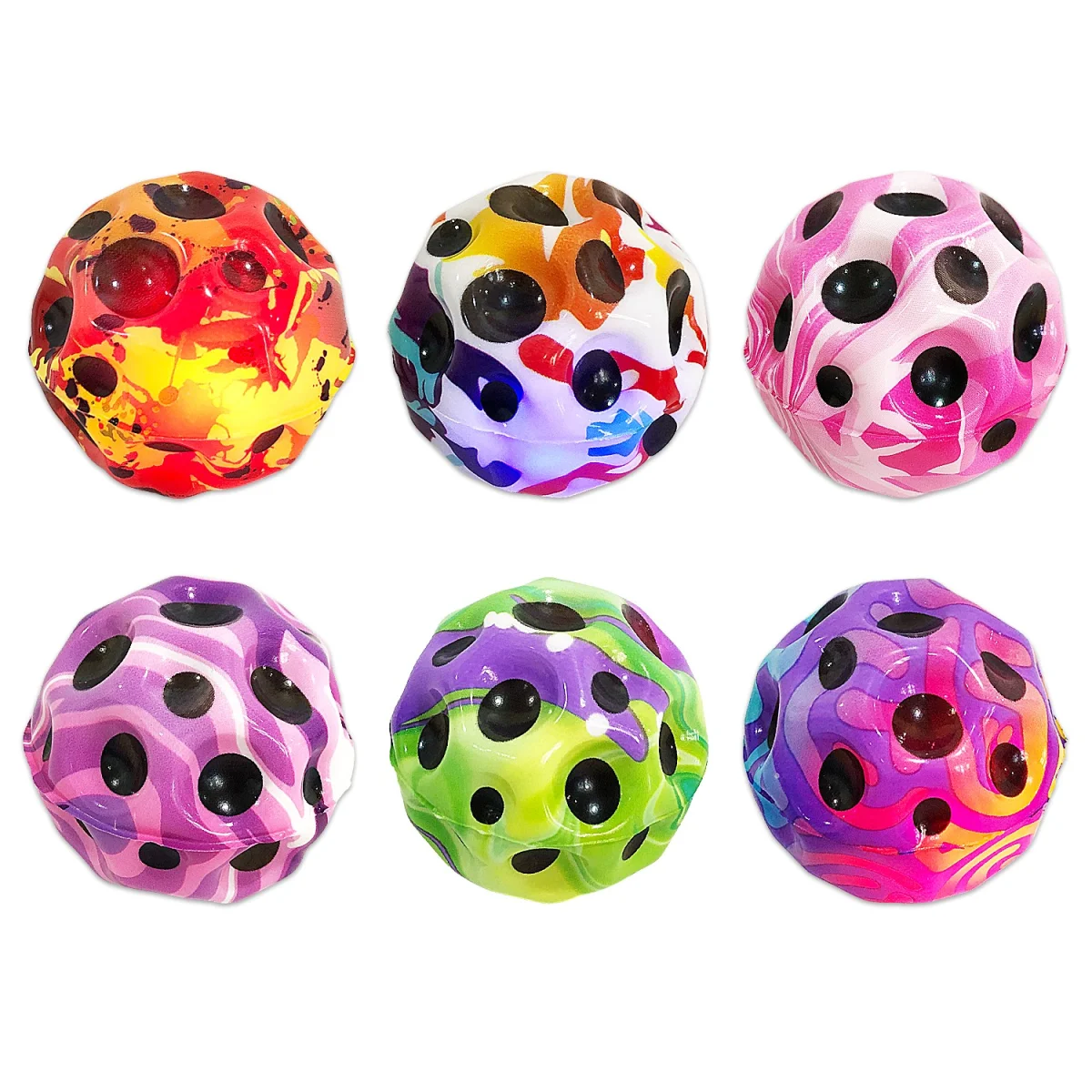 PELOTA DESESTRESANTE CAMUFLADA CON LUZ (CJX12)